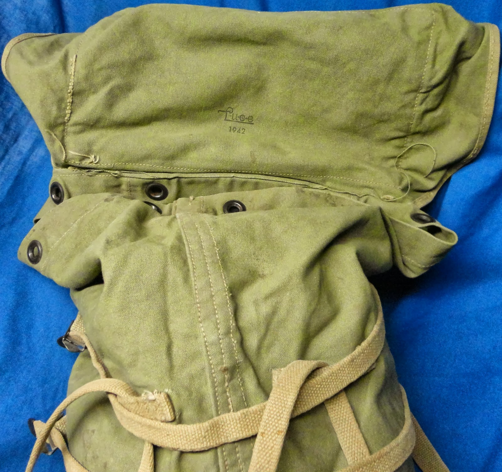 Webbingbabel: U.S.Army WW2 Issue M-1943 Jungle Pack